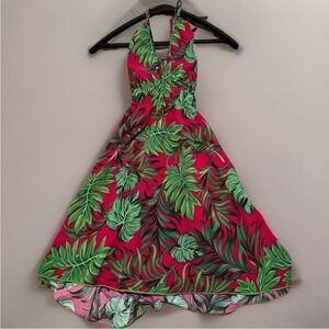 SHEIN Women’s Floral Halter Dress Size Medium Spring And Summer Clothing